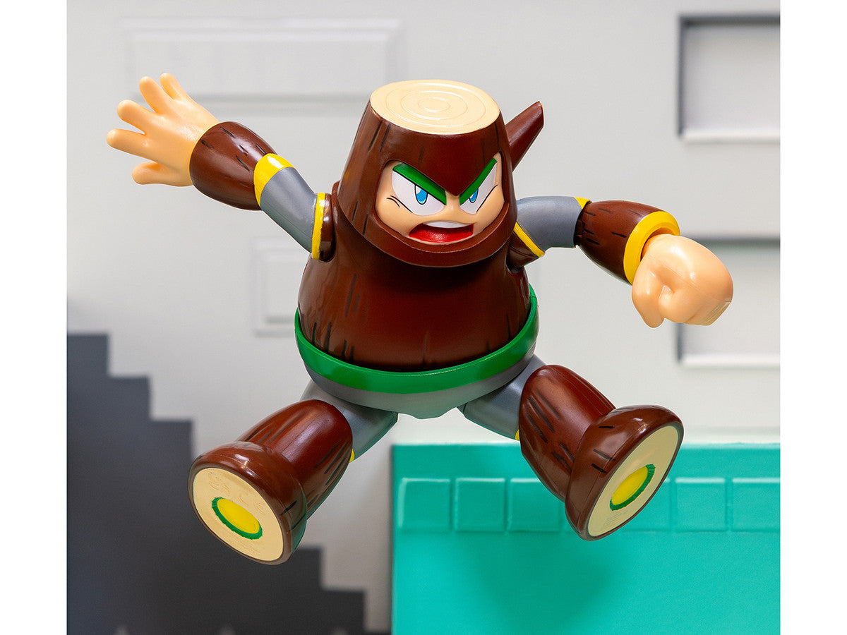 Wood Man 5" Moveable Figure (Deluxe Version) with Accessories and Alternate Head and Hands "Mega Man" (1987) Video Game Model by Jada LuxuryLifeWay Online Store