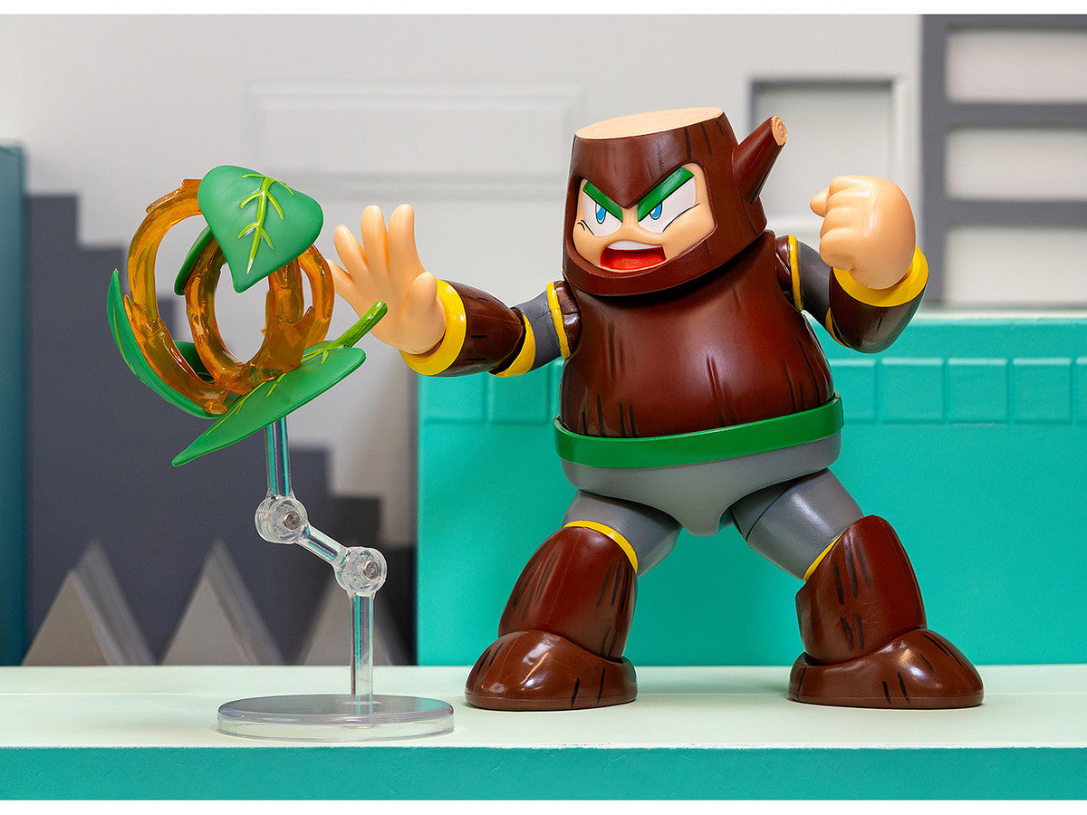 Wood Man 5" Moveable Figure (Deluxe Version) with Accessories and Alternate Head and Hands "Mega Man" (1987) Video Game Model by Jada LuxuryLifeWay Online Store