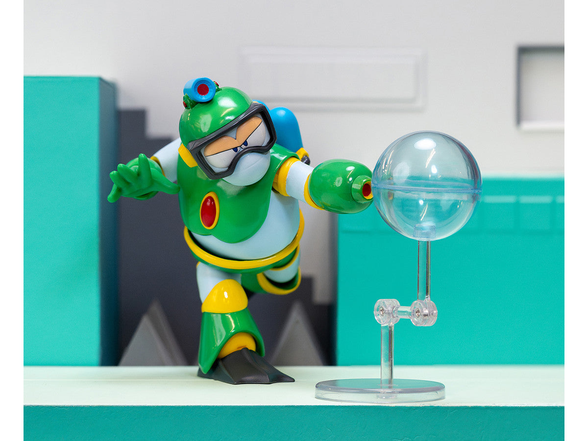 Bubble Man 5" Moveable Figure (Deluxe Version) with Accessories and Alternate Head and Hands "Mega Man" (1987) Video Game Model by Jada LuxuryLifeWay Online Store