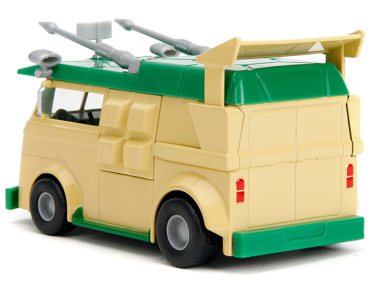 Party Wagon Green and Beige "Teenage Mutant Ninja Turtles" "Hollywood Rides" Series Diecast Model Car by Jada LuxuryLifeWay Online Store