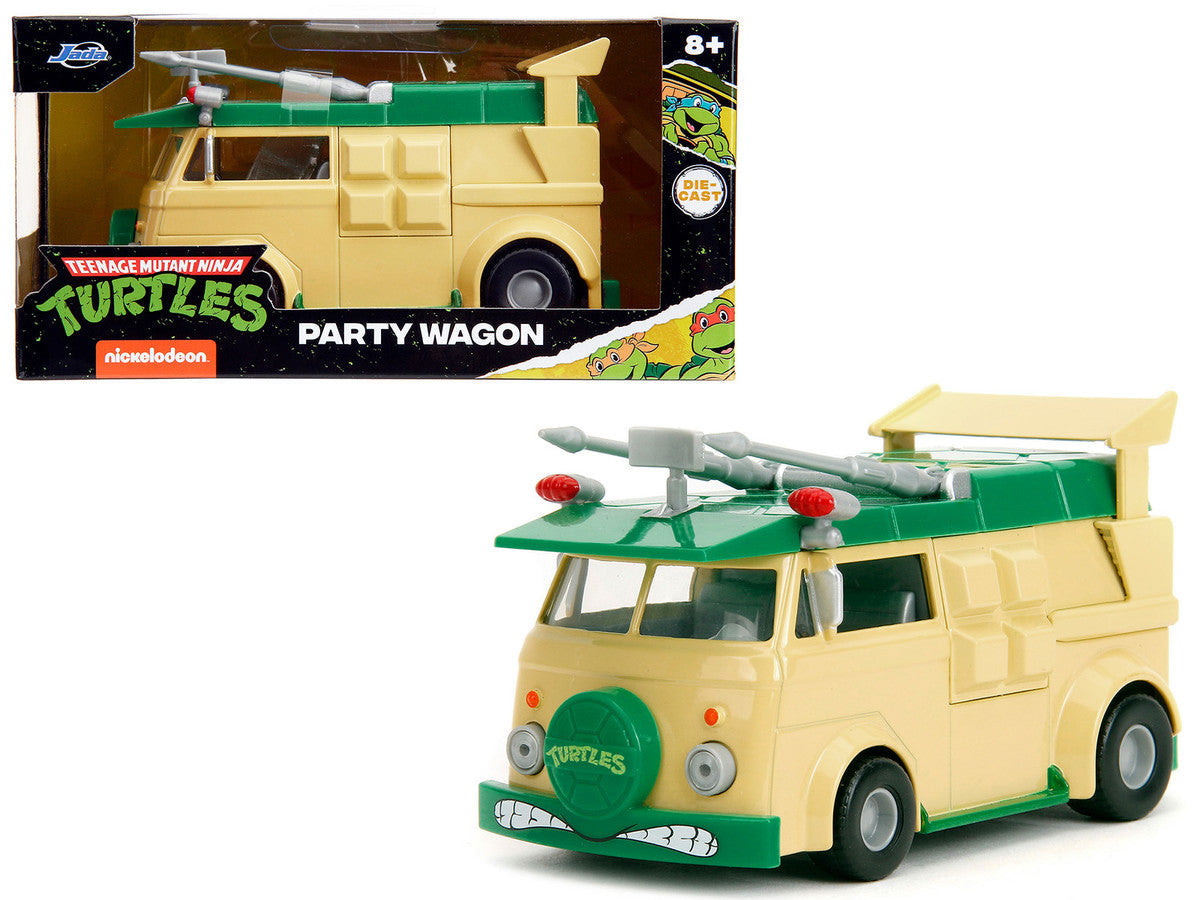 Party Wagon Green and Beige "Teenage Mutant Ninja Turtles" "Hollywood Rides" Series Diecast Model Car by Jada LuxuryLifeWay Online Store