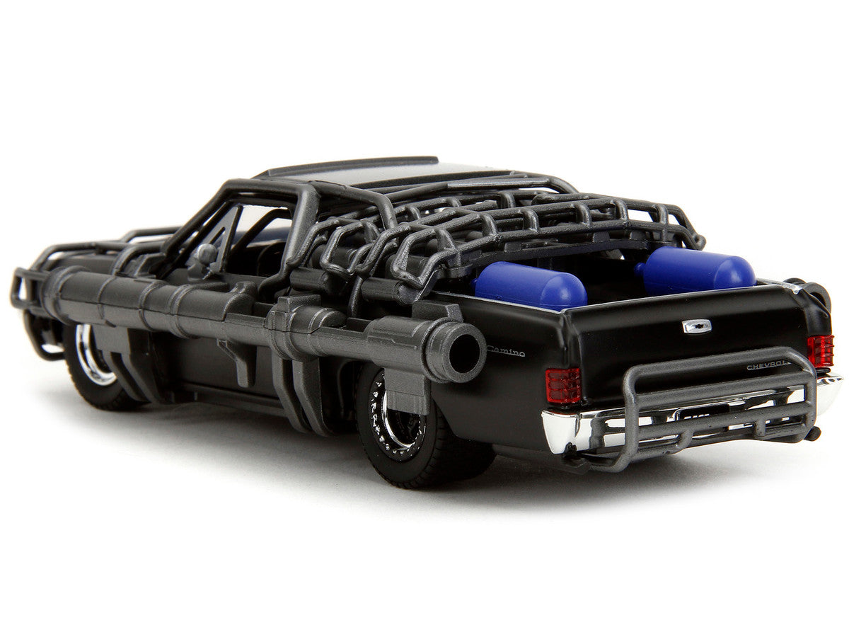 1967 Chevrolet El Camino with Cannons Matt Black "Fast X" (2023) Movie "Fast & Furious" Series 1/32 Diecast Model Car by Jada LuxuryLifeWay Online Store