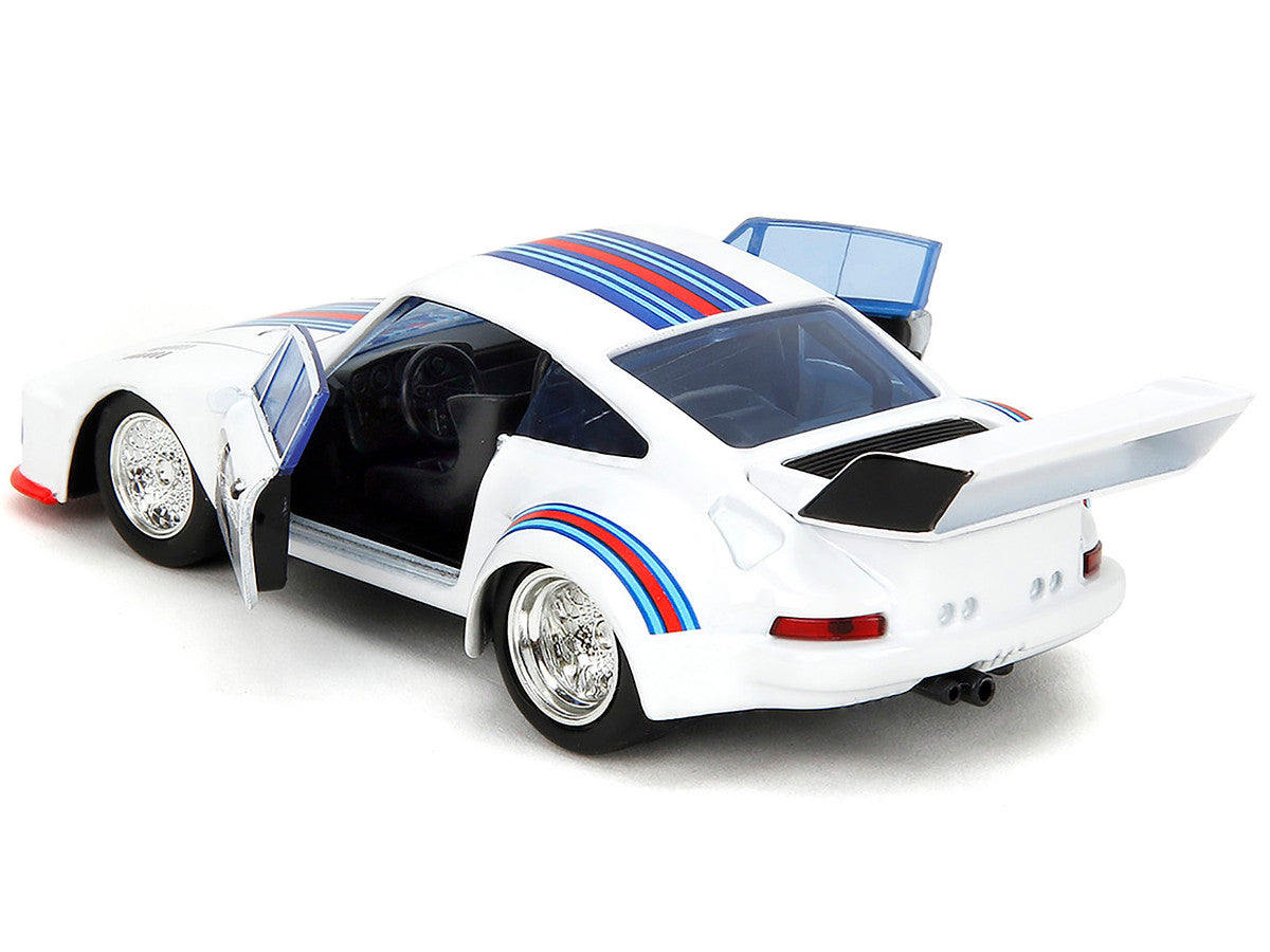 Porsche 935 Turbo #4 "Jazz" White with Blue and Red Stripes "Transformers" "Hollywood Rides" Series 1/32 Diecast Model Car by Jada LuxuryLifeWay Online Store