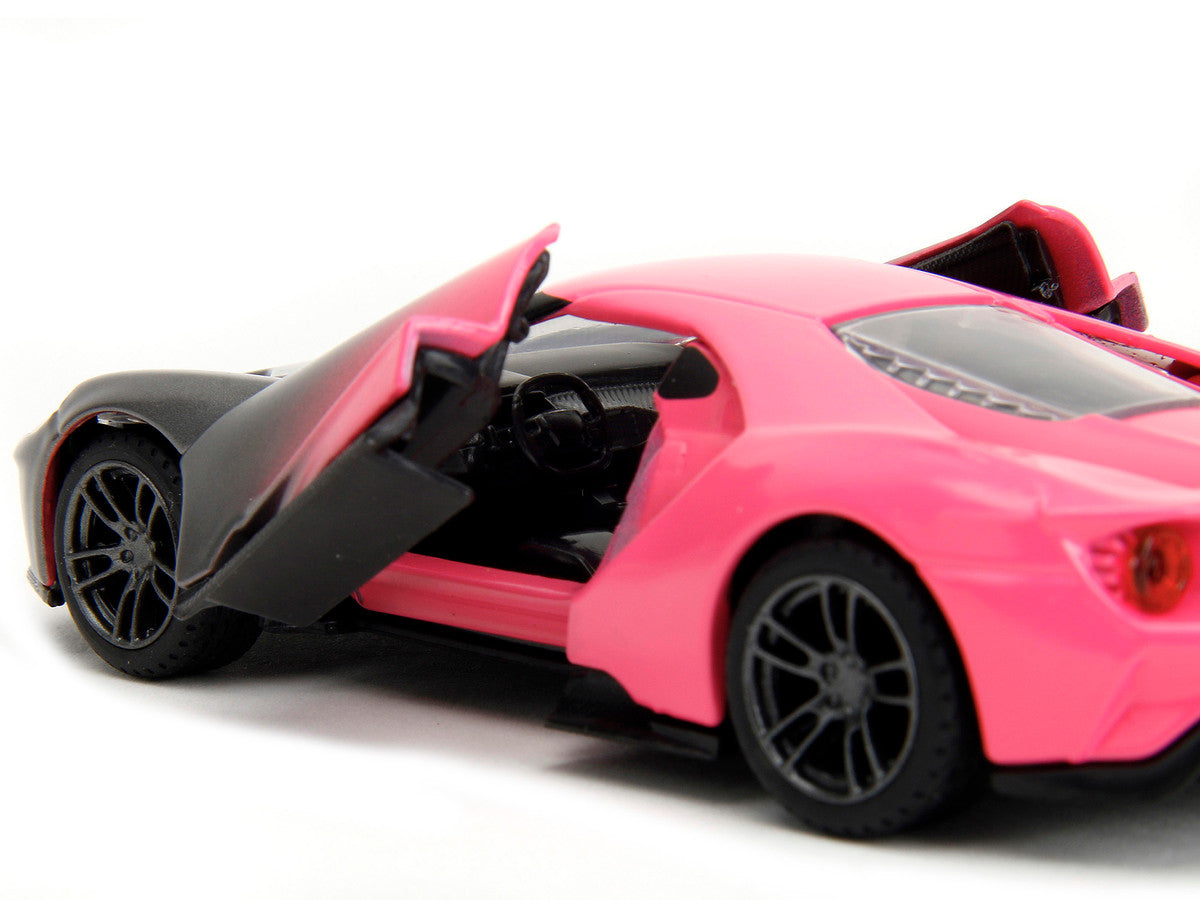 2017 Ford GT Gray Metallic and Pink Gradient "Pink Slips" Series 1/32 Diecast Model Car by Jada LuxuryLifeWay Online Store