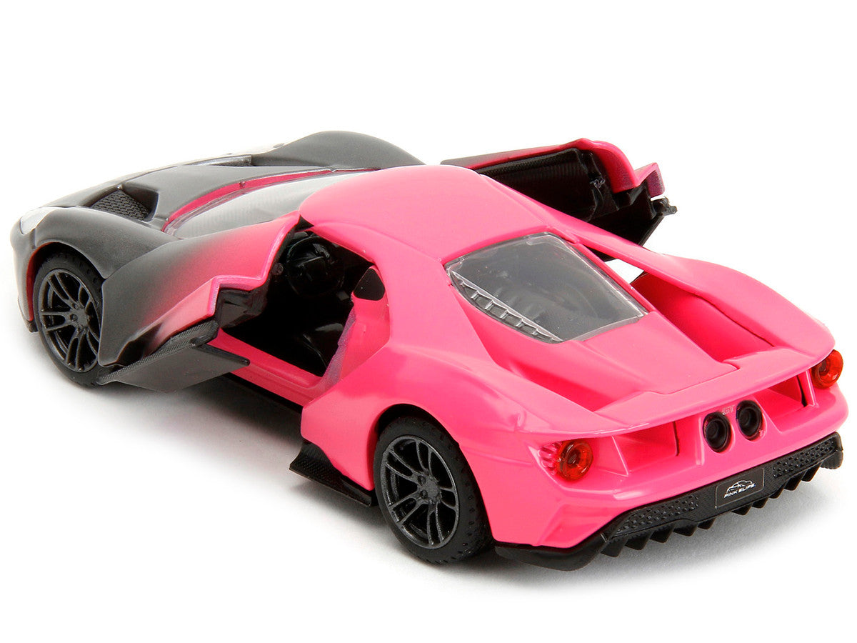 2017 Ford GT Gray Metallic and Pink Gradient "Pink Slips" Series 1/32 Diecast Model Car by Jada LuxuryLifeWay Online Store