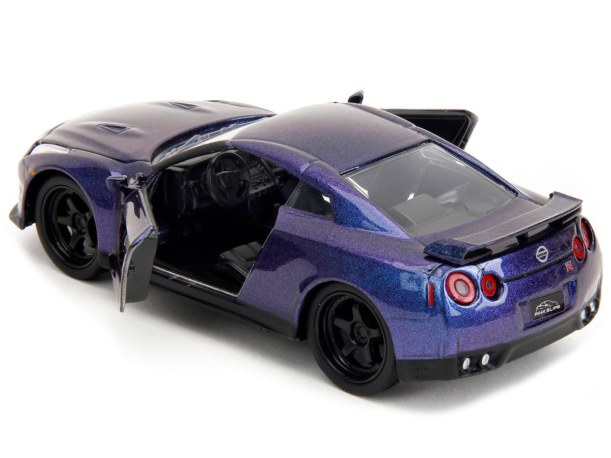 2009 Nissan GT-R (R35) Purple Metallic "Pink Slips" Series 1/32 Diecast Model Car by Jada LuxuryLifeWay Online Store