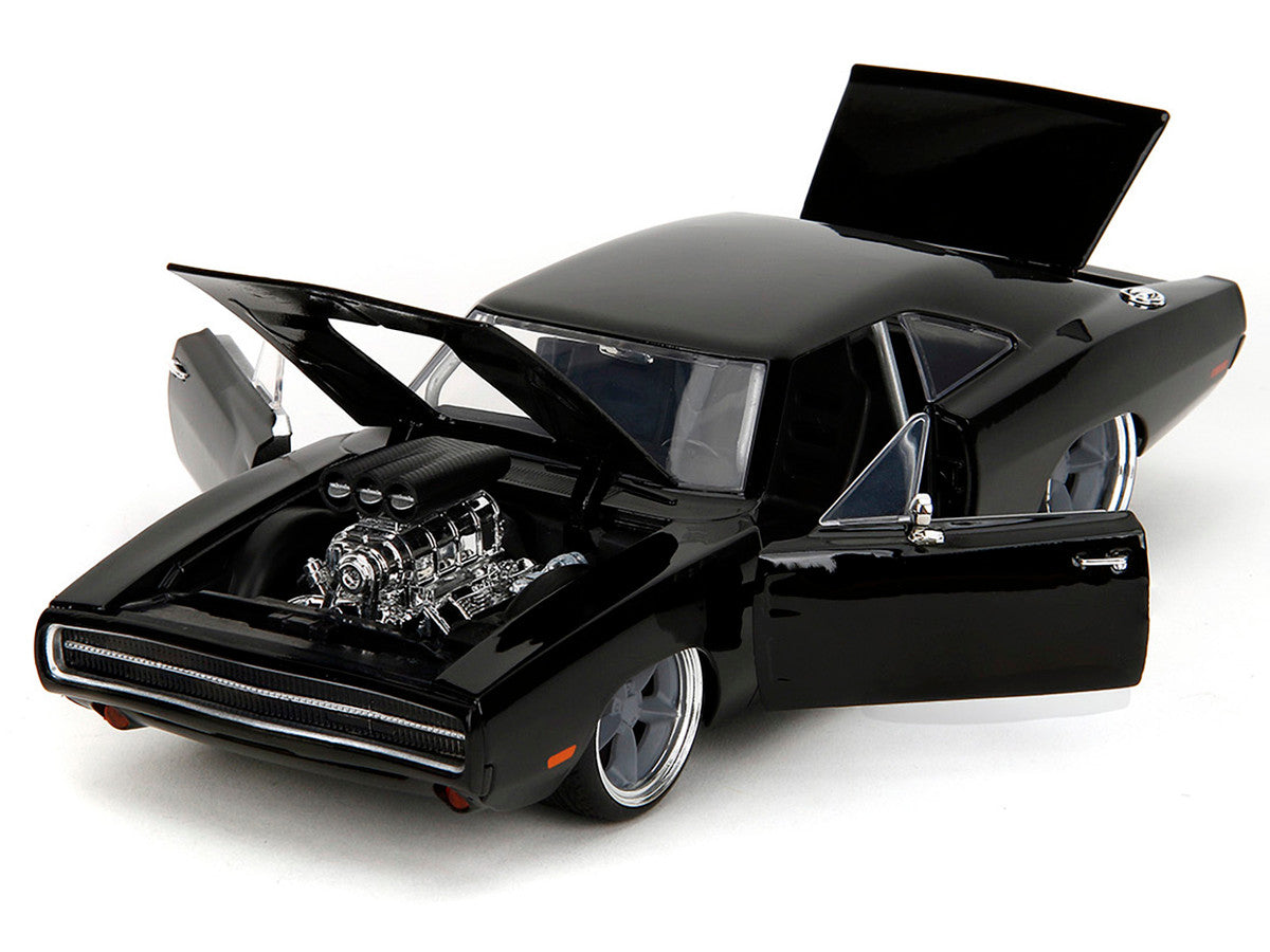 1970 Dodge Charger R/T Black "Fast X" (2023) Movie "Fast & Furious" Series 1/24 Diecast Model Car by Jada LuxuryLifeWay Online Store