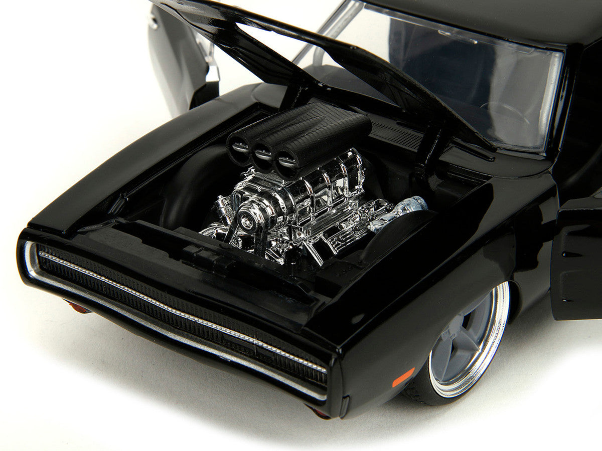 1970 Dodge Charger R/T Black "Fast X" (2023) Movie "Fast & Furious" Series 1/24 Diecast Model Car by Jada LuxuryLifeWay Online Store