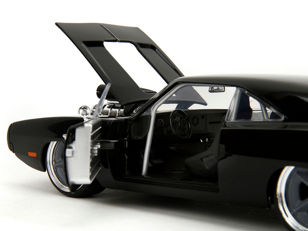 1970 Dodge Charger R/T Black "Fast X" (2023) Movie "Fast & Furious" Series 1/24 Diecast Model Car by Jada LuxuryLifeWay Online Store