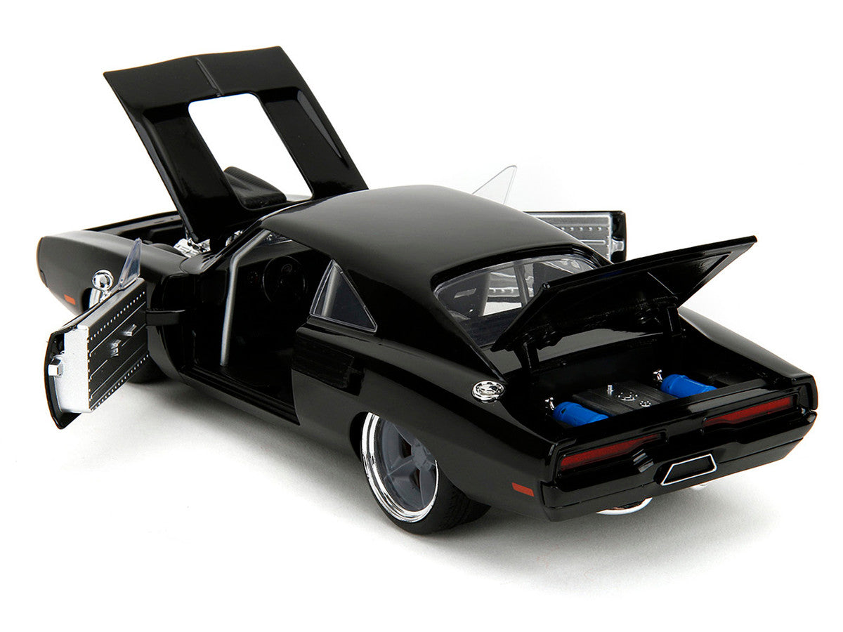 1970 Dodge Charger R/T Black "Fast X" (2023) Movie "Fast & Furious" Series 1/24 Diecast Model Car by Jada LuxuryLifeWay Online Store