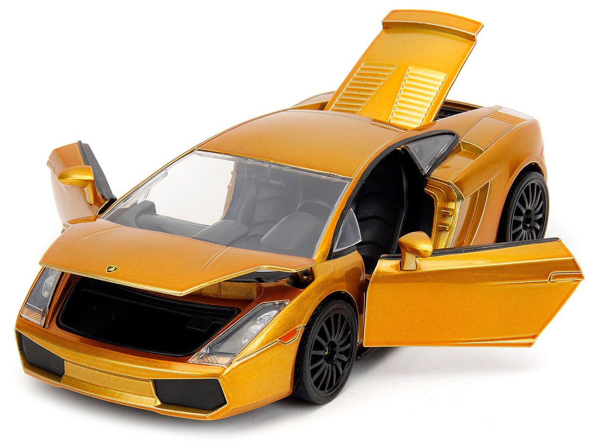 Lamborghini Gallardo Gold Metallic "Fast X" (2023) Movie "Fast & Furious" Series 1/24 Diecast Model Car by Jada LuxuryLifeWay Online Store