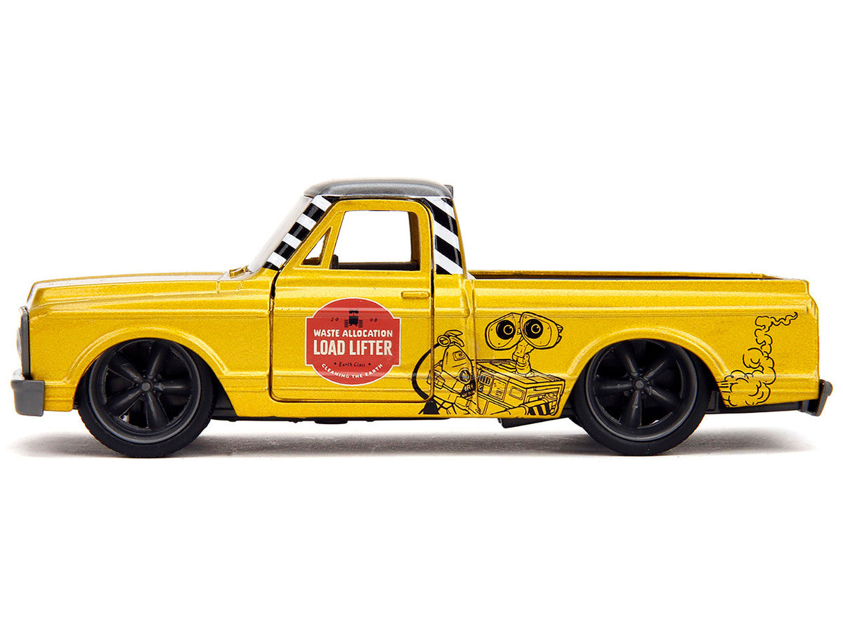 1972 Chevrolet Cheyenne Pickup Truck Gold Metallic with Gray Top "Wall-E" (2008) Movie "Hollywood Rides" Series 1/32 Diecast Model Car by Jada LuxuryLifeWay Online Store
