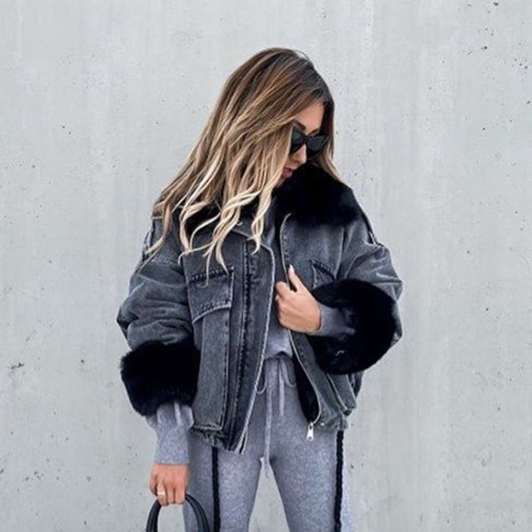 Thick Winter Women's Puffer Jacket for Warmth Pi-Mart