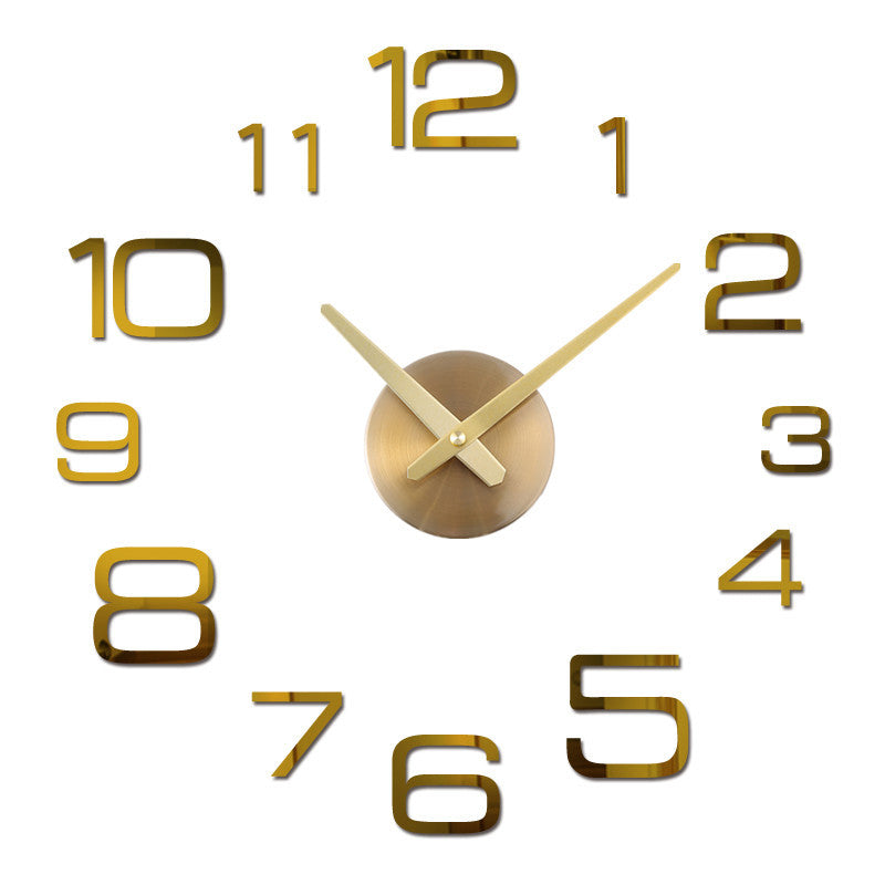 Creative Wall Sticker Decoration DIY Acrylic Clock PearlNestDecor.com