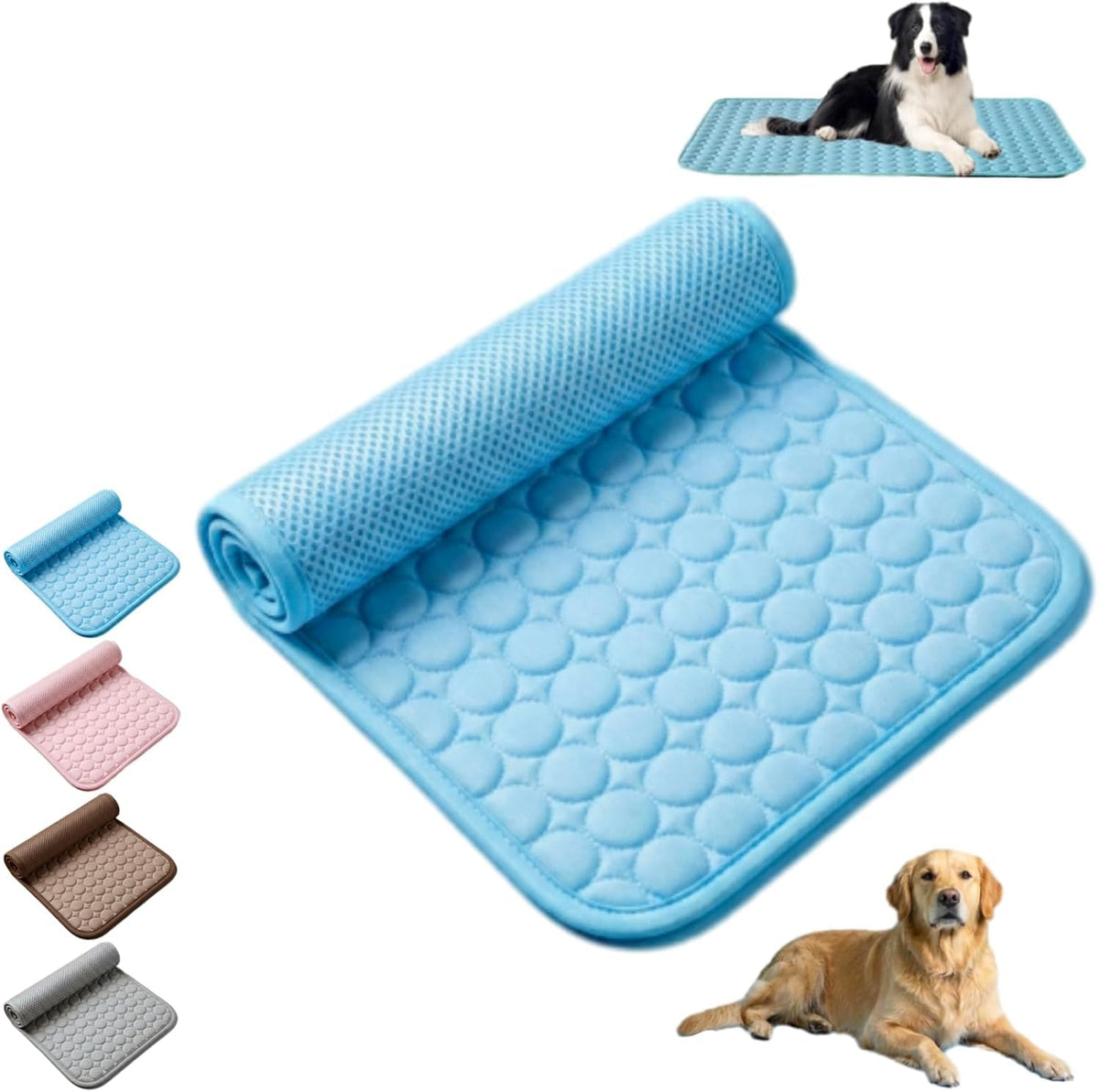 Pet Ice Silk Pad - Summer Cooling Pad For Sofa, Breathable And Anti-slip, Anti-biting Dog Bed Ice Pad, Summer Coolness Dog Pad Pets Fashion