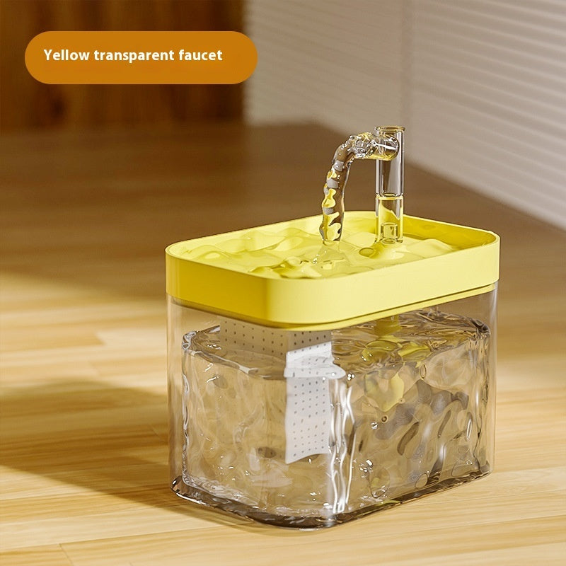 Cat Water Fountain Automatic Circulation Flow Water Fountain Kitten Drinking Water Apparatus Pets Fashion