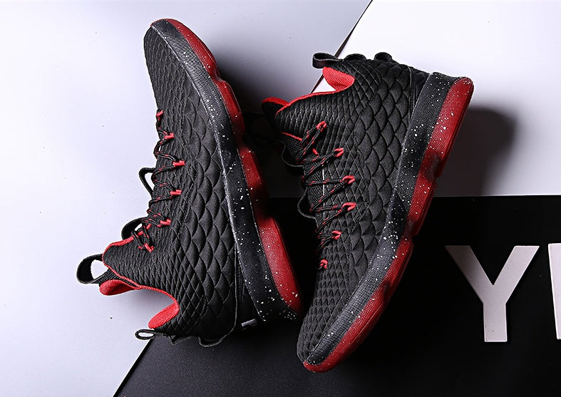 Shock-absorbing large size basketball shoes high to help outdoor sports shoes Best YouTube Store