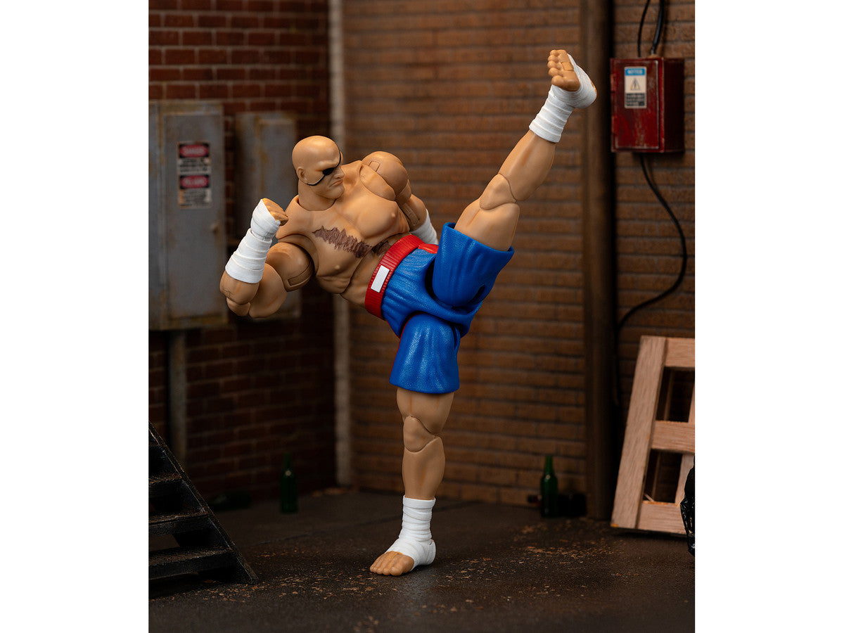 Sagat 7.5" Moveable Figure with Accessories and Alternate Head and Hands "Ultra Street Fighter II: The Final Challengers" (2017) Video Game Model by Jada LuxuryLifeWay Online Store