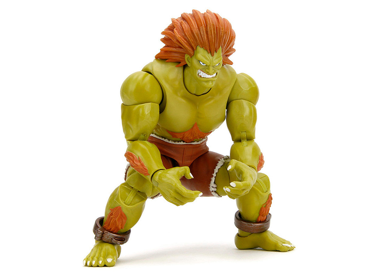 Blanka 7.5" Moveable Figure with Accessories and Alternate Head and Hands "Ultra Street Fighter II: The Final Challengers" (2017) Video Game Model by Jada LuxuryLifeWay Online Store
