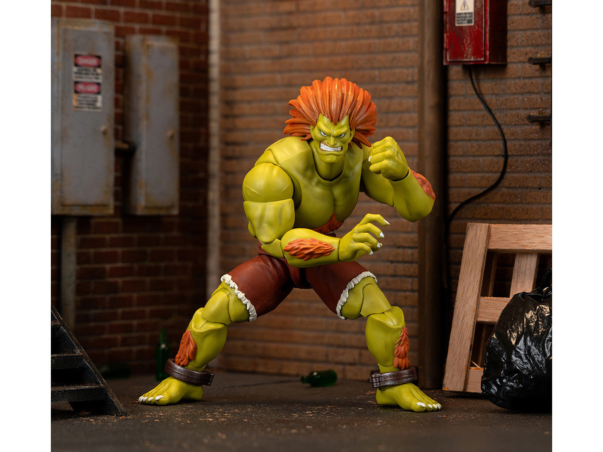 Blanka 7.5" Moveable Figure with Accessories and Alternate Head and Hands "Ultra Street Fighter II: The Final Challengers" (2017) Video Game Model by Jada LuxuryLifeWay Online Store