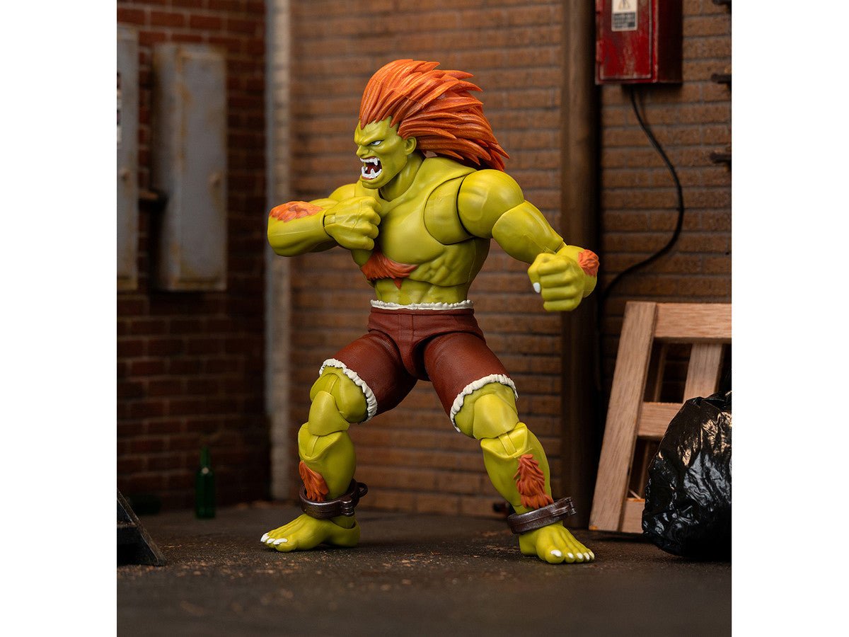 Blanka 7.5" Moveable Figure with Accessories and Alternate Head and Hands "Ultra Street Fighter II: The Final Challengers" (2017) Video Game Model by Jada LuxuryLifeWay Online Store