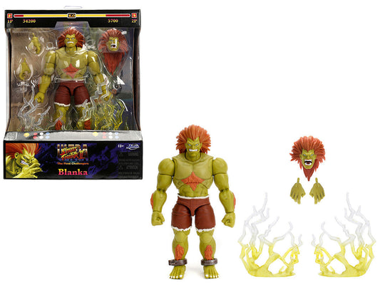 Blanka 7.5" Moveable Figure with Accessories and Alternate Head and Hands "Ultra Street Fighter II: The Final Challengers" (2017) Video Game Model by Jada LuxuryLifeWay Online Store
