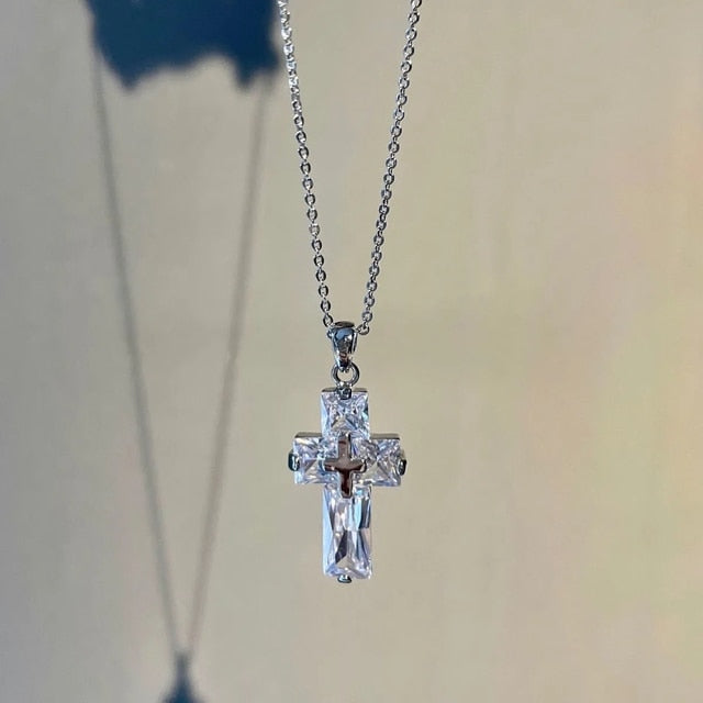 Cross Pendant Necklace Pi-Mart