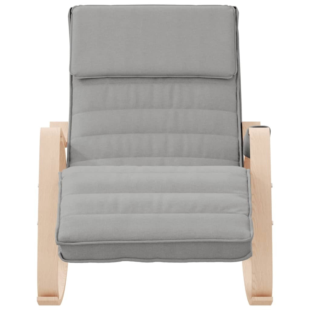 Rocking Chair Light Gray Fabric LuxuryLifeWay Online Store