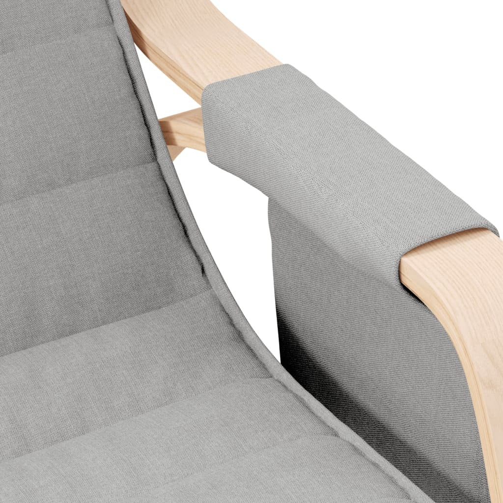 Rocking Chair Light Gray Fabric LuxuryLifeWay Online Store