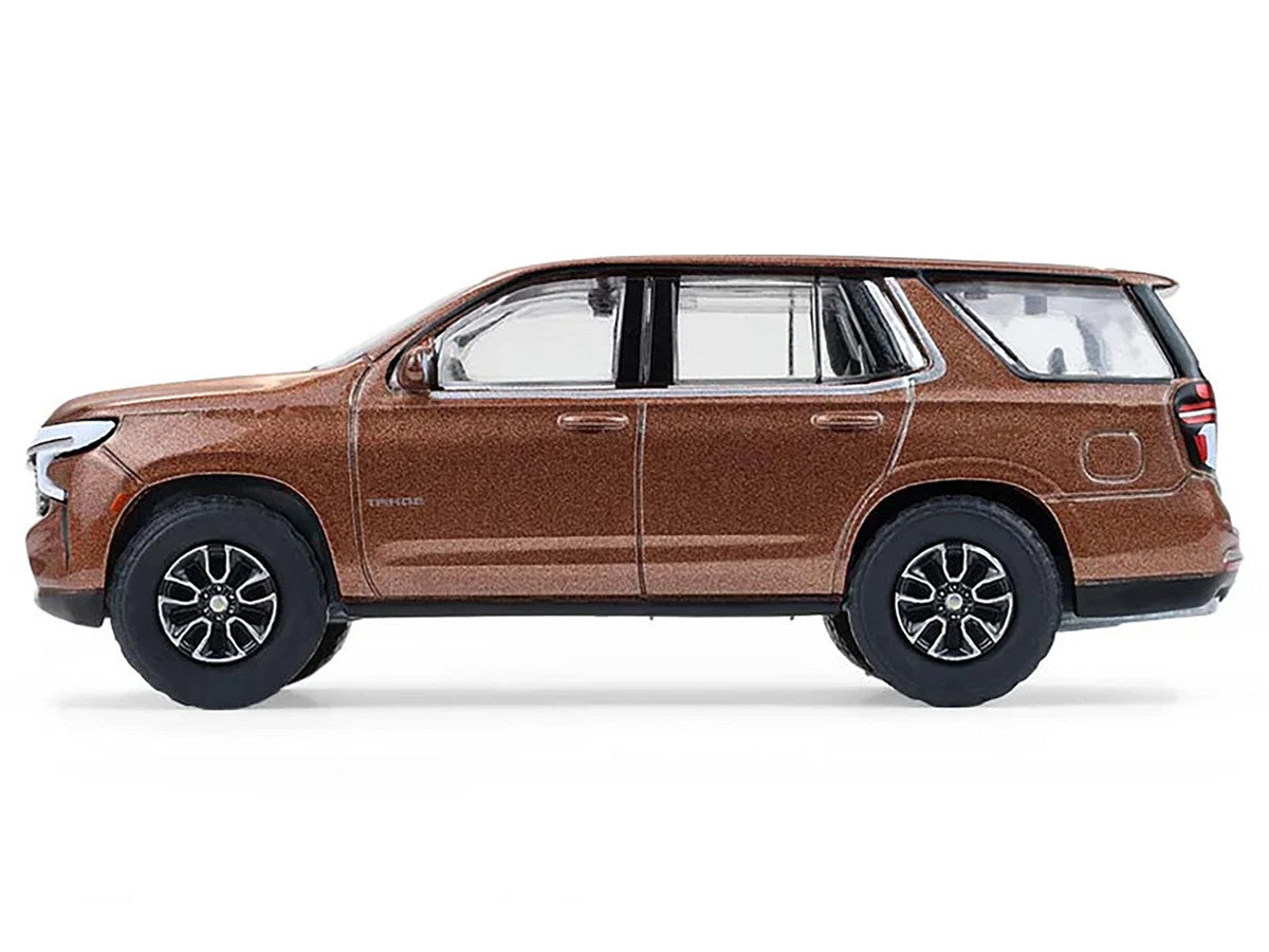 2022 Chevrolet Tahoe Auburn Metallic "Blue Collar Collection" Series 14 1/64 Diecast Model Car by Greenlight LuxuryLifeWay Online Store
