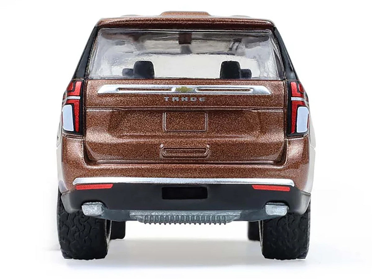 2022 Chevrolet Tahoe Auburn Metallic "Blue Collar Collection" Series 14 1/64 Diecast Model Car by Greenlight LuxuryLifeWay Online Store