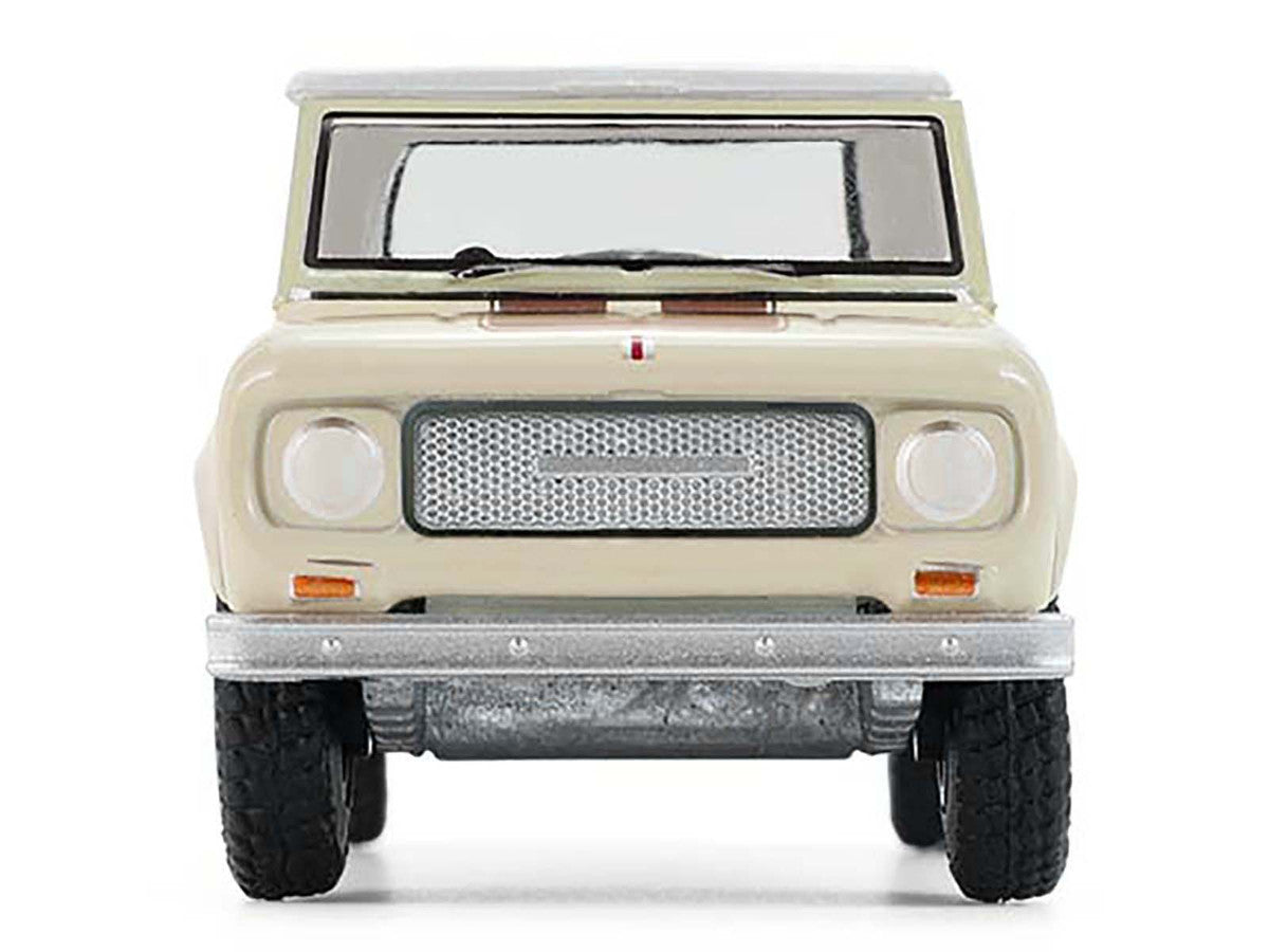 1967 International Scout 800 Sportop Cream with Brown Stripes and White Top "All Terrain" Series 17 1/64 Diecast Model Car by Greenlight LuxuryLifeWay Online Store