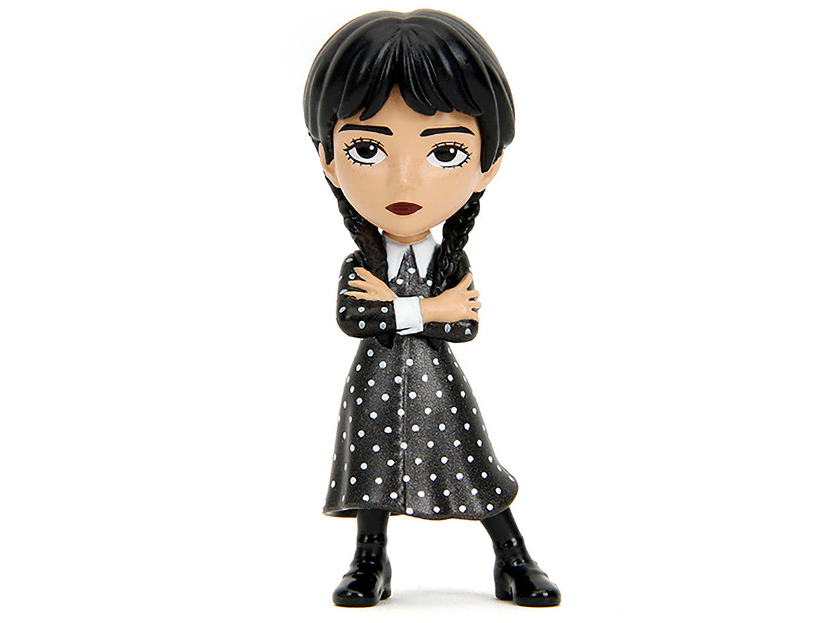 Set of 4 Diecast Figures "Wednesday" (2022-Current) TV Series "Metalfigs" Series Diecast Models by Jada LuxuryLifeWay Online Store