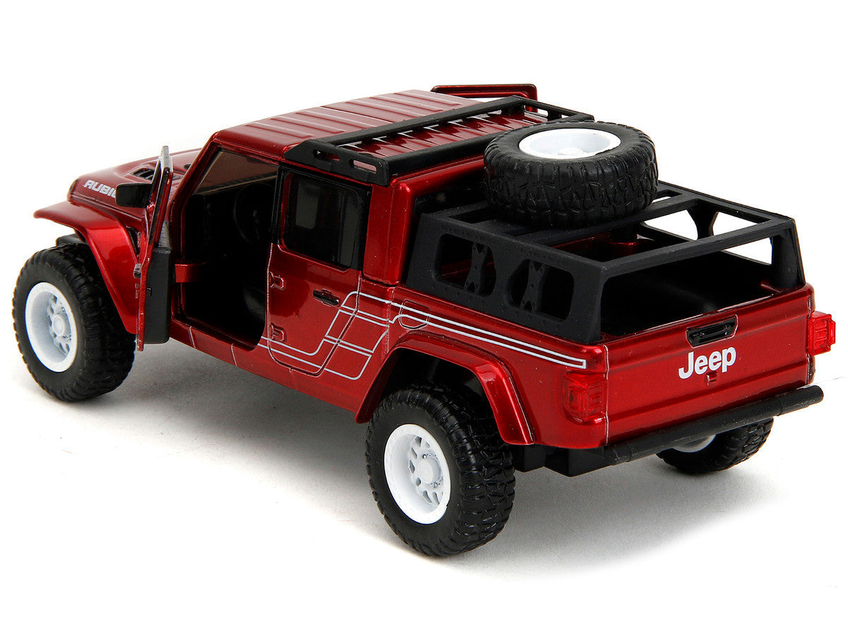2020 Jeep Gladiator Pickup Truck Candy Red "Pink Slips" Series 1/32 Diecast Model Car by Jada LuxuryLifeWay Online Store