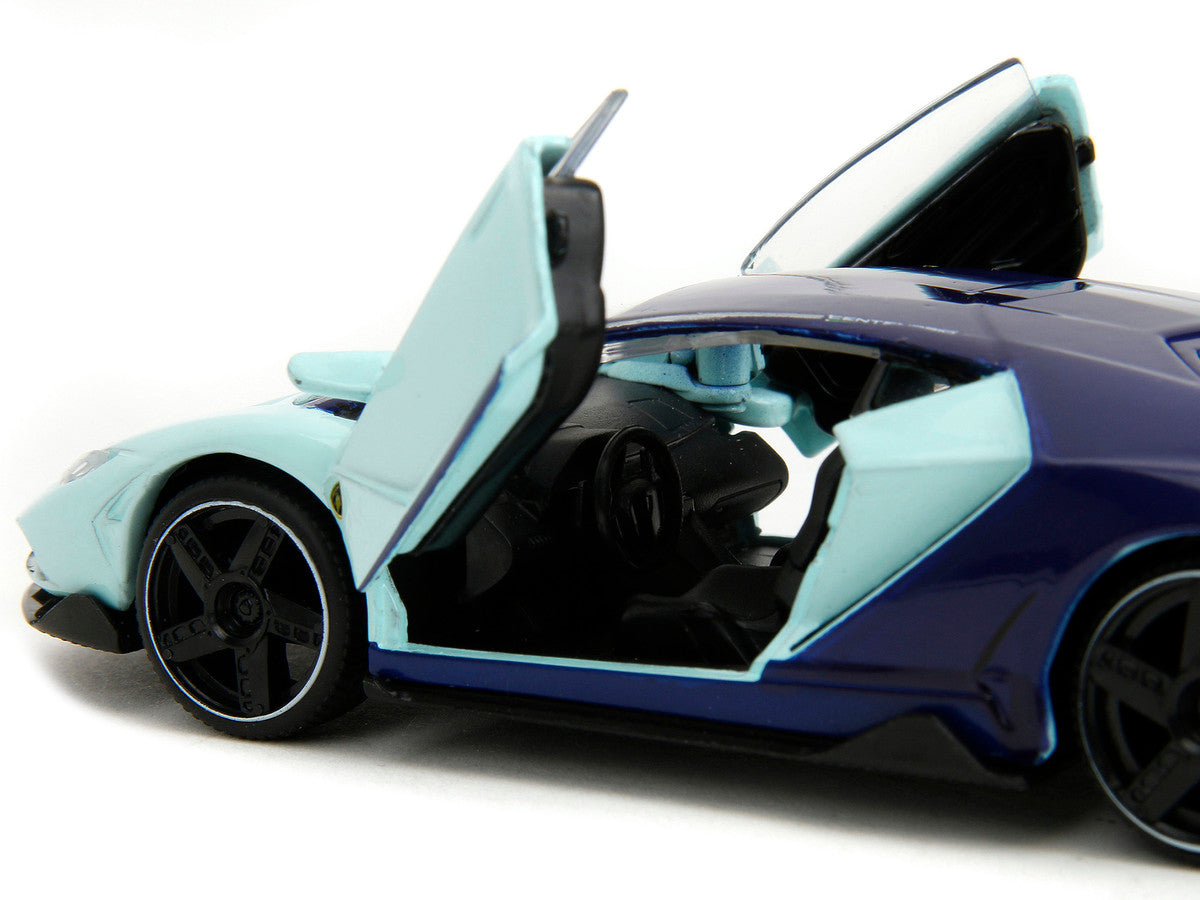 Lamborghini Centenario Light Blue and Purple "Pink Slips" Series 1/32 Diecast Model Car by Jada LuxuryLifeWay Online Store