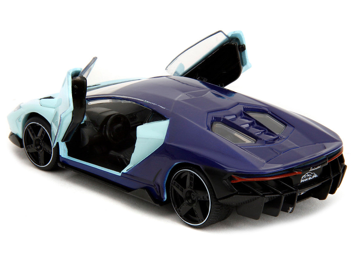 Lamborghini Centenario Light Blue and Purple "Pink Slips" Series 1/32 Diecast Model Car by Jada LuxuryLifeWay Online Store