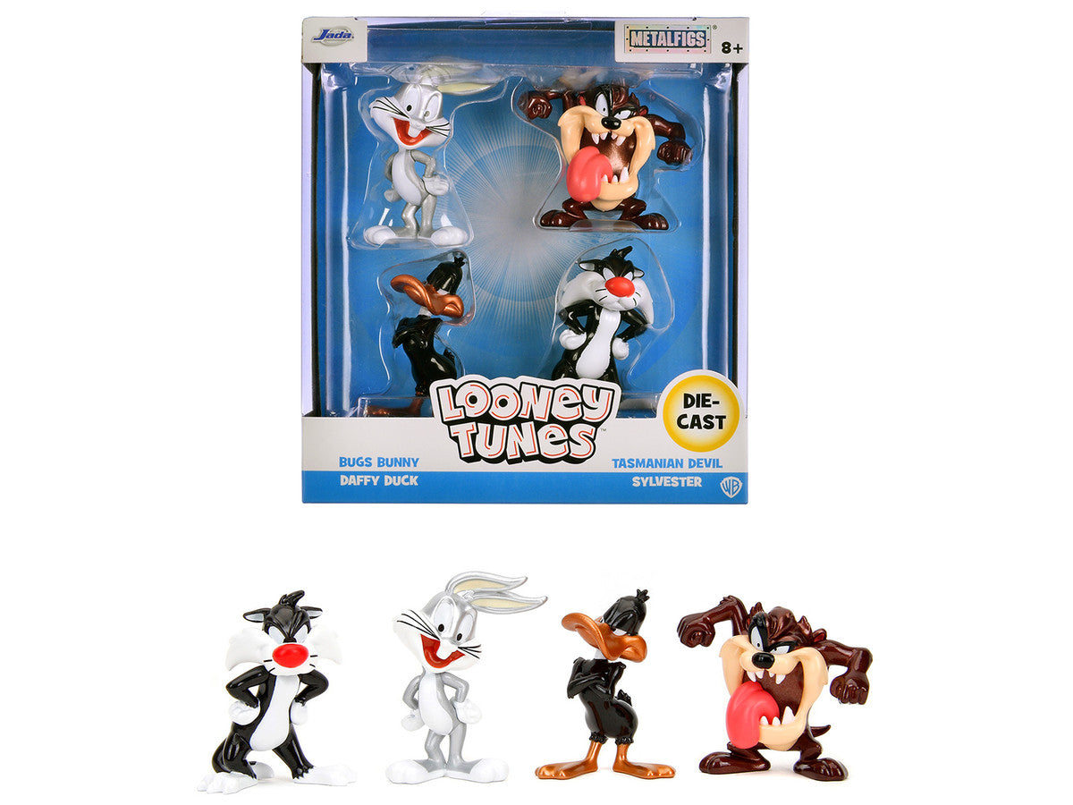 Set of 4 Diecast Figures "Looney Tunes" "Metalfigs" Series Diecast Models by Jada LuxuryLifeWay Online Store