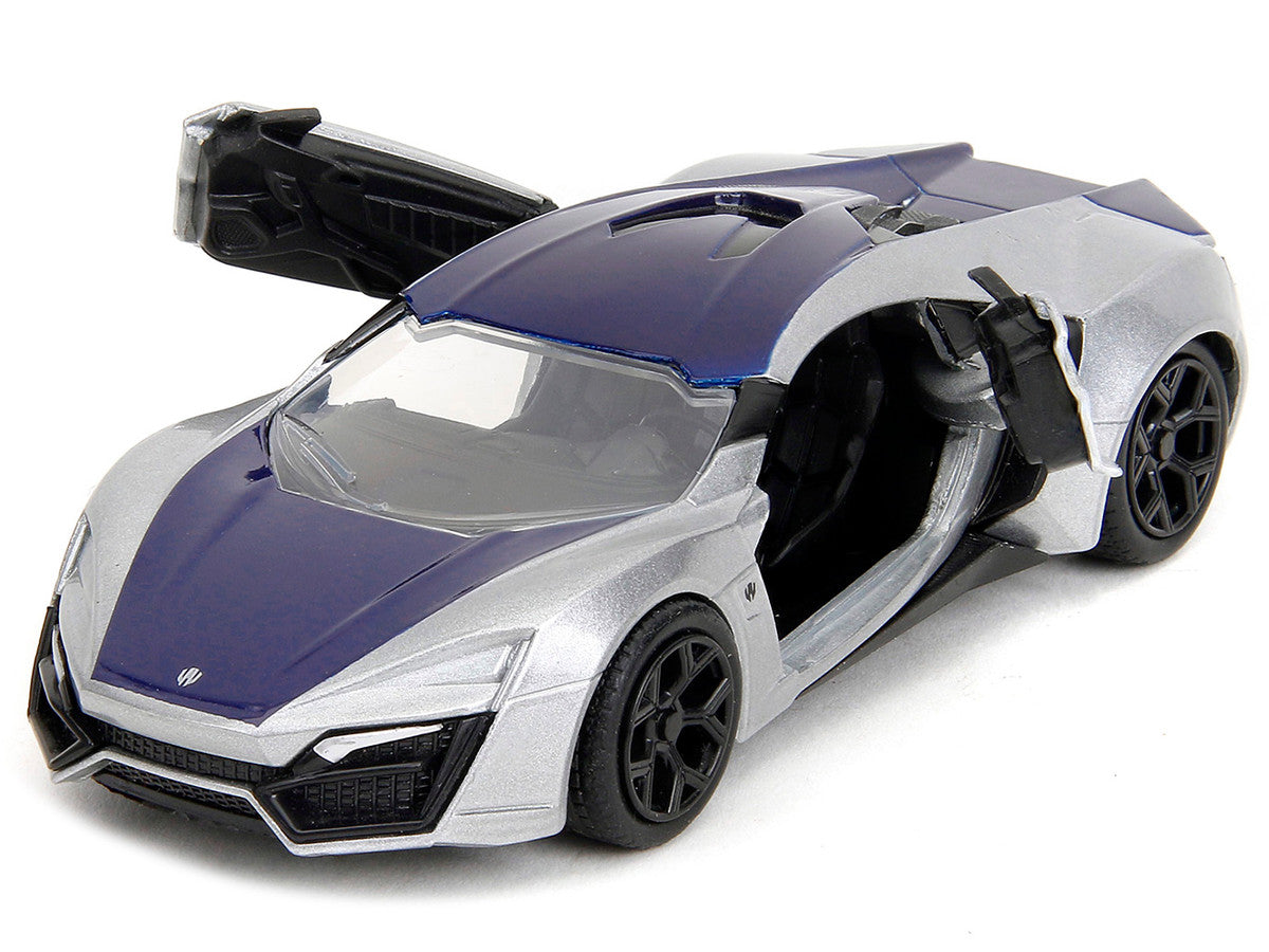 Lykan Hypersport Silver Metallic and Purple "Pink Slips" Series 1/32 Diecast Model Car by Jada LuxuryLifeWay Online Store