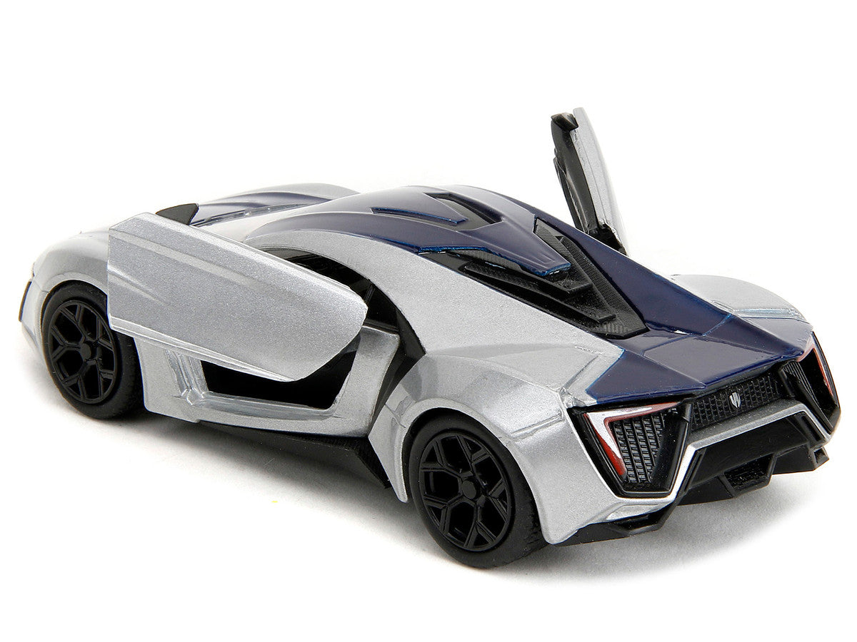 Lykan Hypersport Silver Metallic and Purple "Pink Slips" Series 1/32 Diecast Model Car by Jada LuxuryLifeWay Online Store