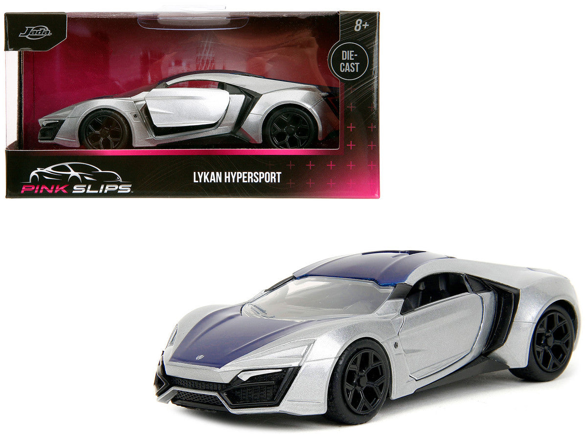 Lykan Hypersport Silver Metallic and Purple "Pink Slips" Series 1/32 Diecast Model Car by Jada LuxuryLifeWay Online Store