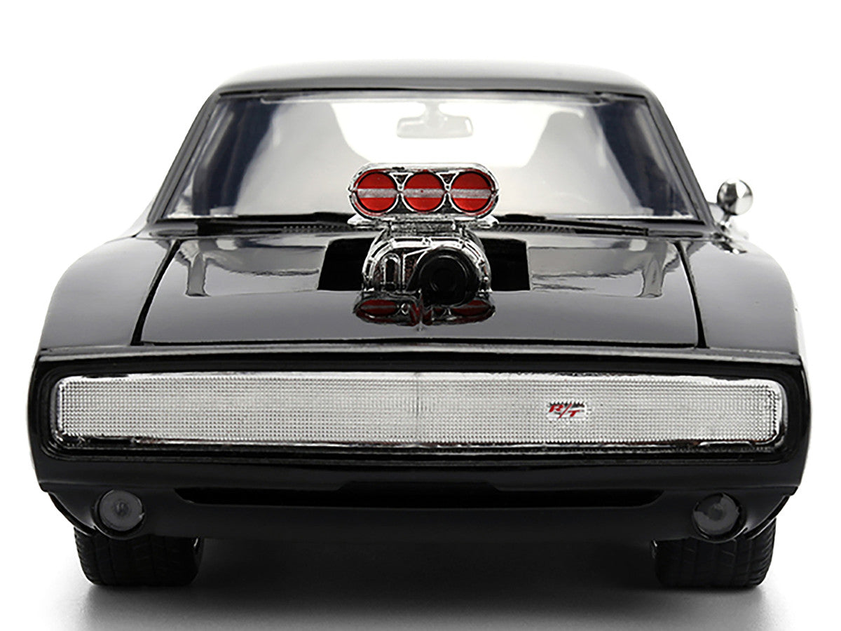 1970 Dodge Charger R/T Black "Furious 7" (2015) Movie "Fast & Furious" Series 1/24 Diecast Model Car by Jada LuxuryLifeWay Online Store
