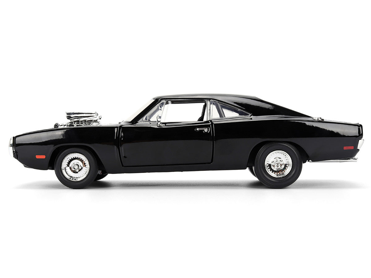 Dom's 1970 Dodge Charger R/T Black "F9" (2021) Movie "Fast & Furious" Series 1/24 Diecast Model Car by Jada LuxuryLifeWay Online Store