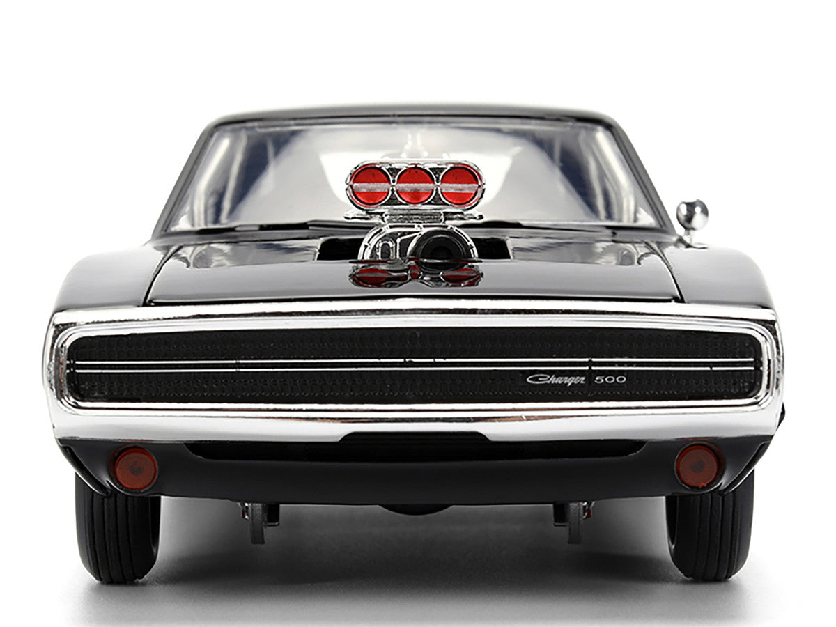 Dom's 1970 Dodge Charger R/T Black "F9" (2021) Movie "Fast & Furious" Series 1/24 Diecast Model Car by Jada LuxuryLifeWay Online Store