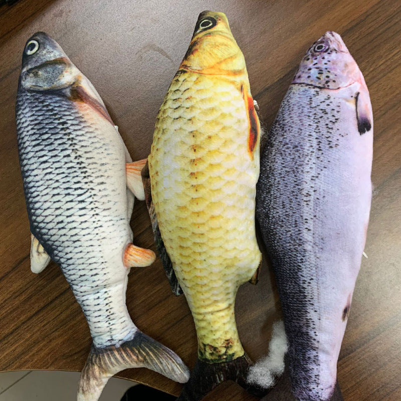 Without Cat Nip Version - Electric Jumping Fish Simulation Electric Fish Toy Pets Fashion