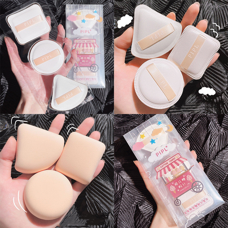 Cotton Candy Puff Suit Super Soft Foundation Make-up Powder Dual-use Air Cushion LadyShow.Store