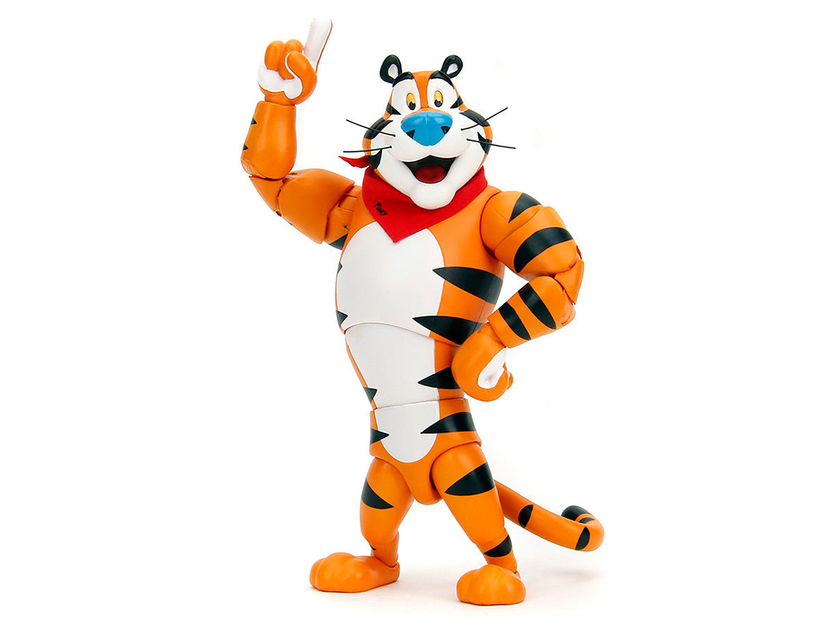 Tony the Tiger 6.75" Moveable Figure with Alternate Hands and Accessories "Kellogg's Frosted Flakes" Model by Jada LuxuryLifeWay Online Store