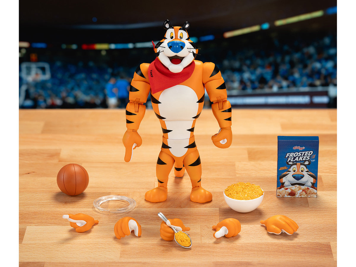 Tony the Tiger 6.75" Moveable Figure with Alternate Hands and Accessories "Kellogg's Frosted Flakes" Model by Jada LuxuryLifeWay Online Store