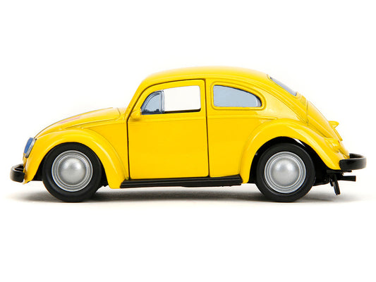 Volkswagen Beetle "Bumblebee" Yellow "Transformers" "Hollywood Rides" Series 1/32 Diecast Model Car by Jada LuxuryLifeWay Online Store