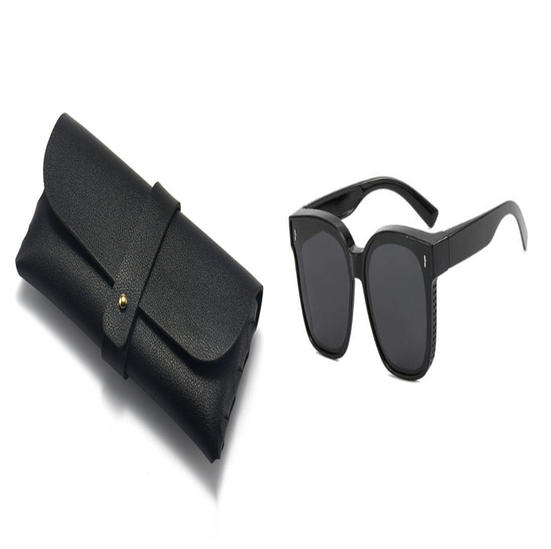 Summer Driving Sun Protection Polarized Light One Mirror Dual Use Anti Glare Trendy Sunglasses CJD