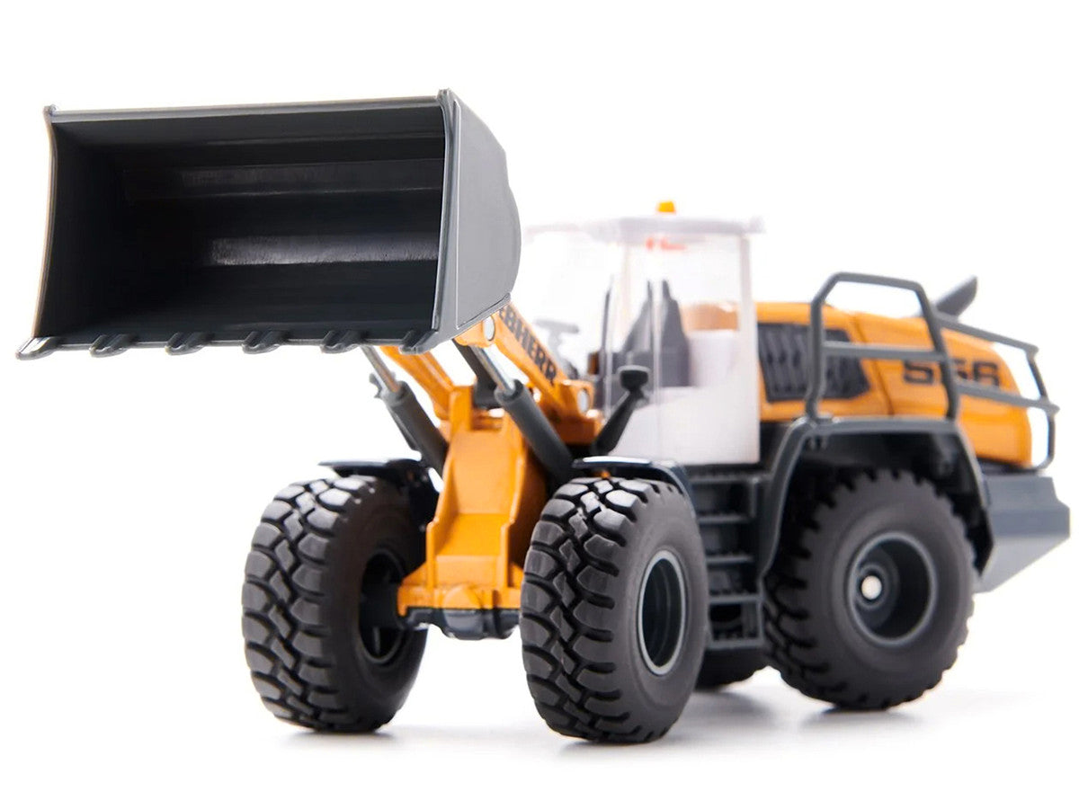 Liebherr L556 Wheel Loader Yellow with White Cabin 1/50 Diecast Model by Siku LuxuryLifeWay Online Store